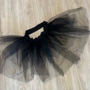 Natalie Dancewear Black Tulle A-Line Skirt